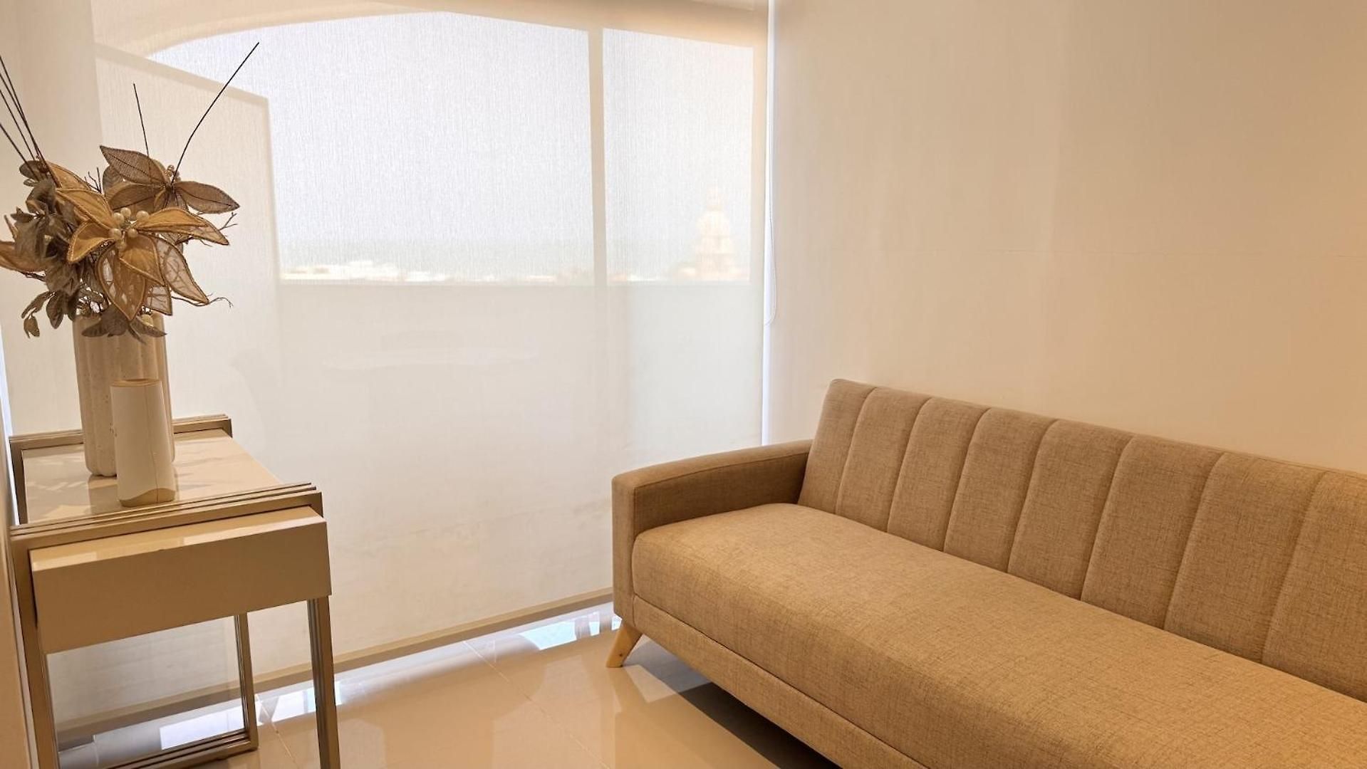 Iconic Clock Tower View - Balcony - Downtown Loft Cartagena